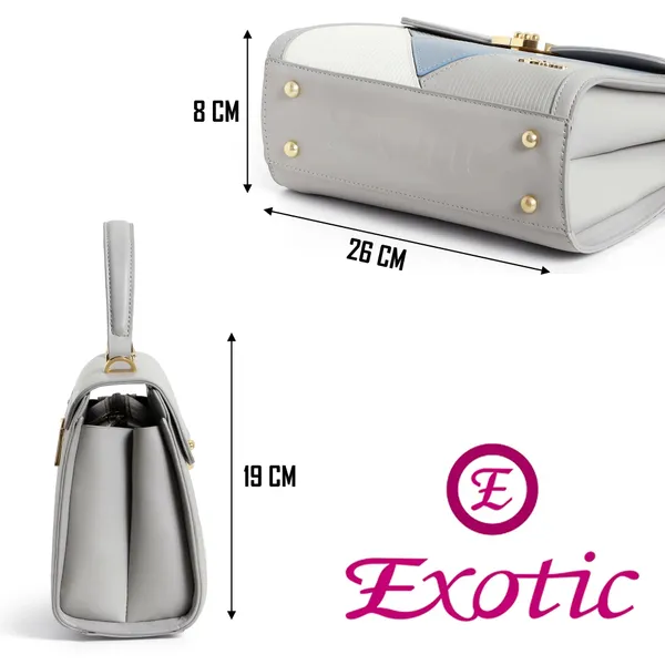 Exotic_Elegant_Tri_Tone_Structured_Handbag_Grey