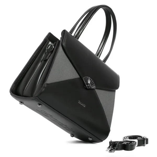 Exotic_Elegance_Textured_Envelope_Style_Handbag_Black