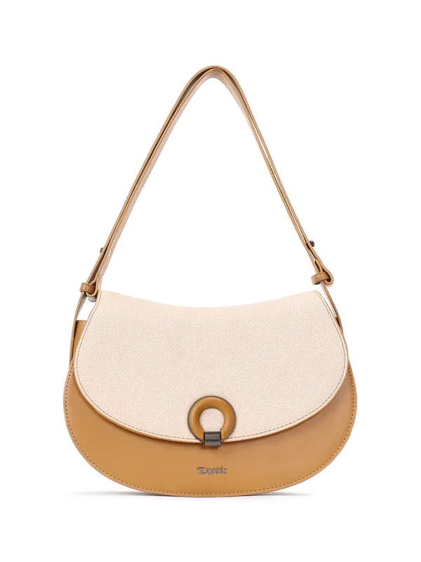 Exotic_Simone_Textured_Saddle_Bag_Tan