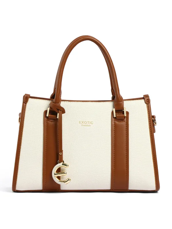 Exotic_Premium_Orlina_Duotone_Structured_Handbag_White_White