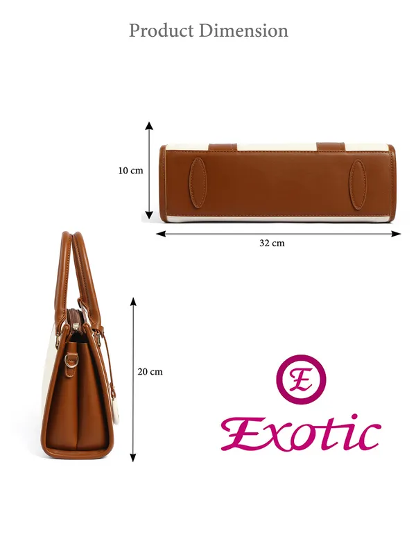 Exotic_Premium_Orlina_Duotone_Structured_Handbag_White_White
