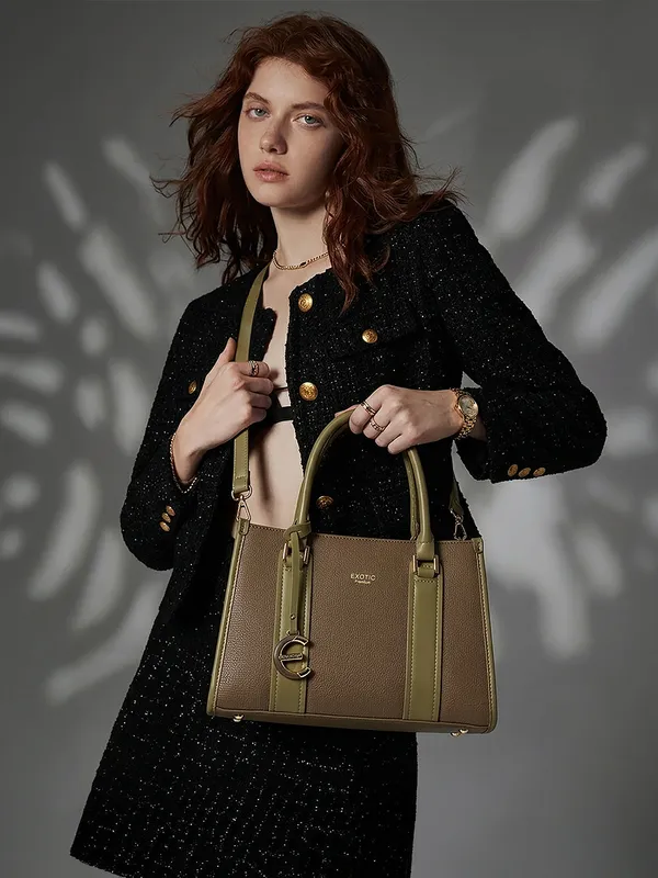 Exotic_Premium_Orlina_Duotone_Structured_Handbag_Green_Green