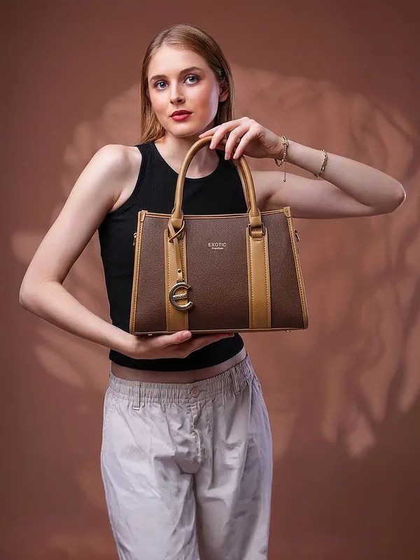 Exotic_Premium_Orlina_Duotone_Structured_Handbag_Brown_Brown
