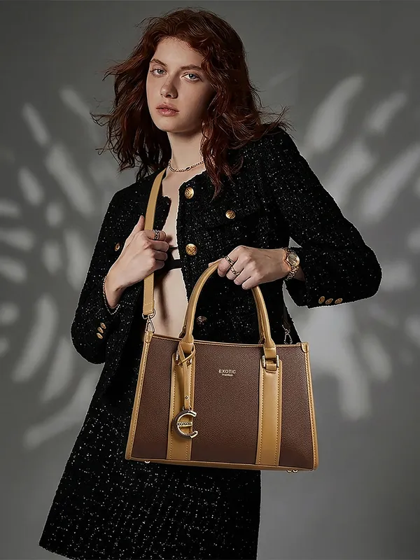 Exotic_Premium_Orlina_Duotone_Structured_Handbag_Brown_Brown