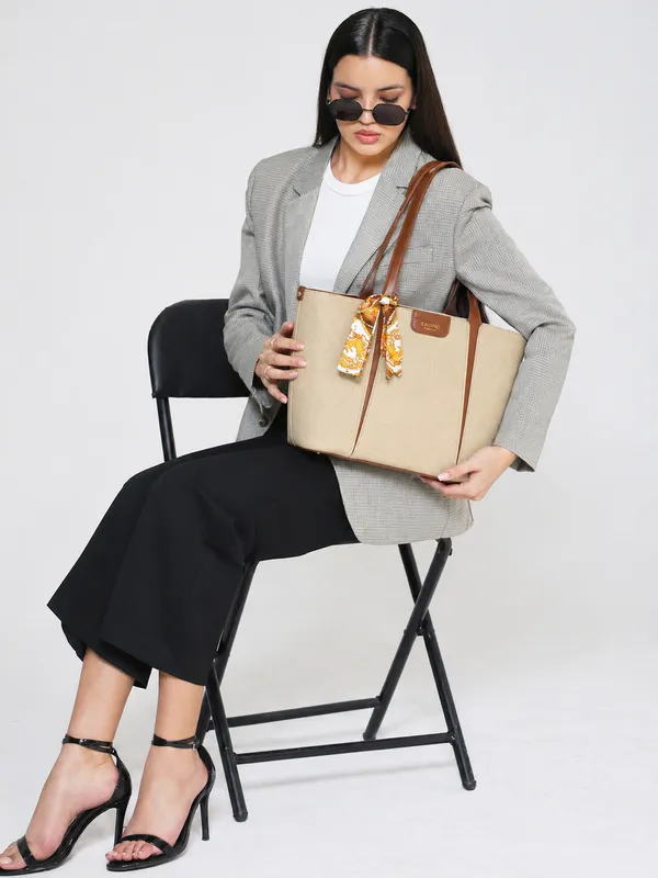 Exotic_Premium_Serelle_Weave_Structured_Tote_Bag_Beige_Beige