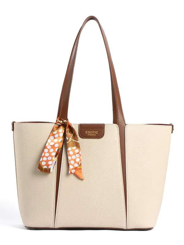 Exotic_Premium_Elvora_Strand_Structured_Tote_Bag_Off_White_Off_White