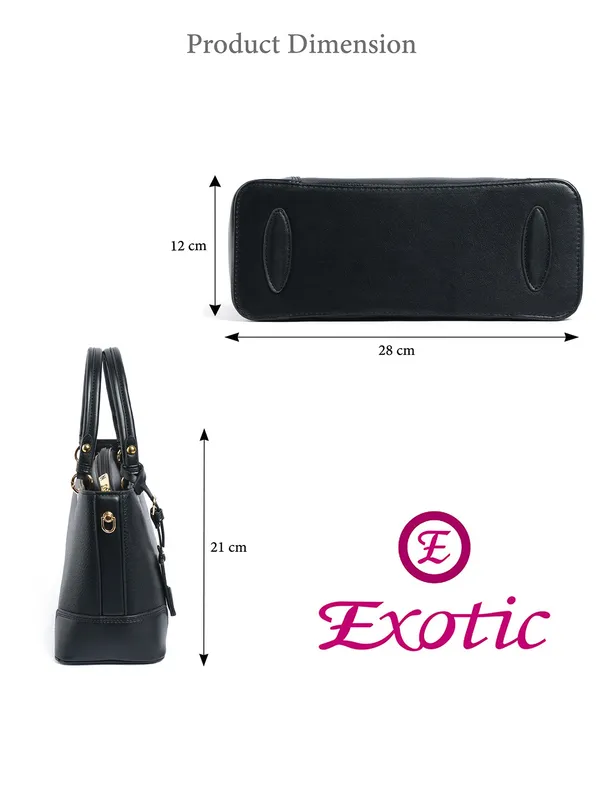 Exotic_Caramel_Edge_Structured_Handbag_Black_Black