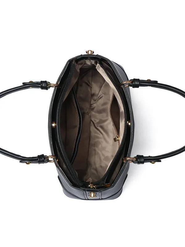 Exotic_Caramel_Edge_Structured_Handbag_Black_Black