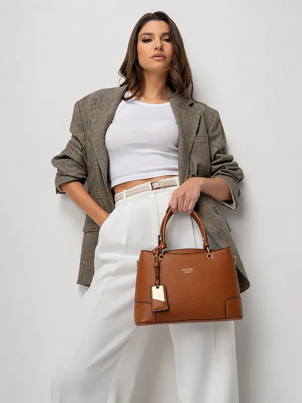 Exotic_Caramel_Edge_Structured_Handbag_Brown_Brown