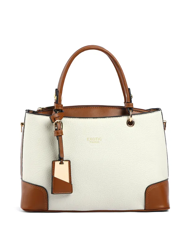 Exotic_Caramel_Edge_Structured_Handbag_White_White