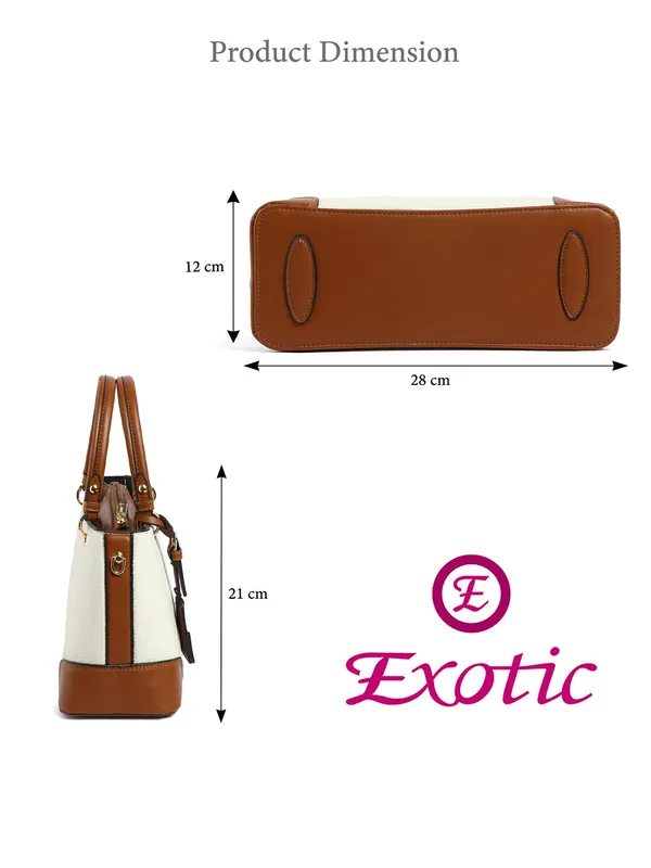 Exotic_Caramel_Edge_Structured_Handbag_White_White
