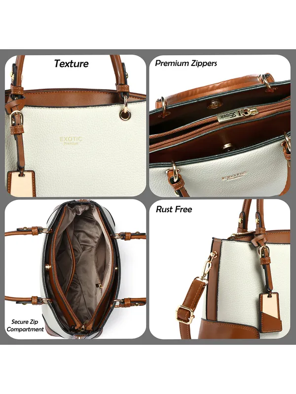Exotic_Caramel_Edge_Structured_Handbag_White_White