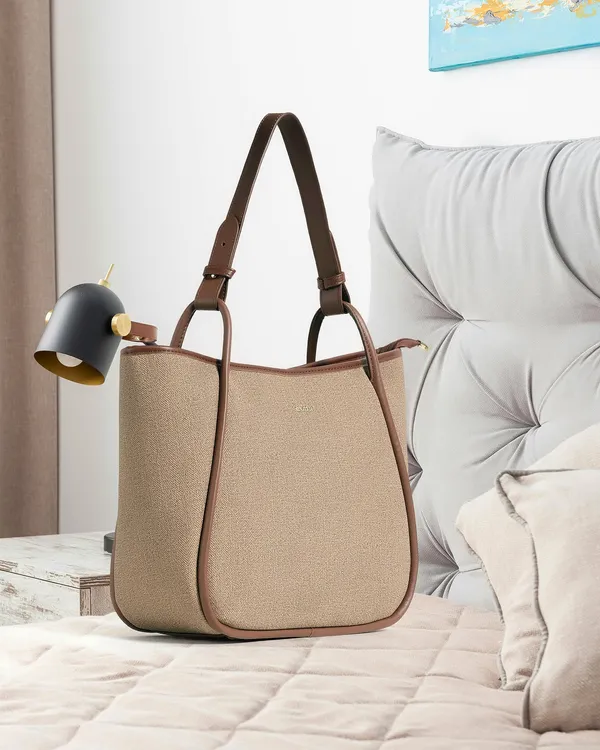 Exotic_Stylish_Spacious_Tote_Bag_For_Women_Brown_Taupe