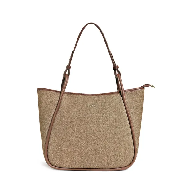 Exotic_Stylish_Spacious_Tote_Bag_For_Women_Brown_Taupe