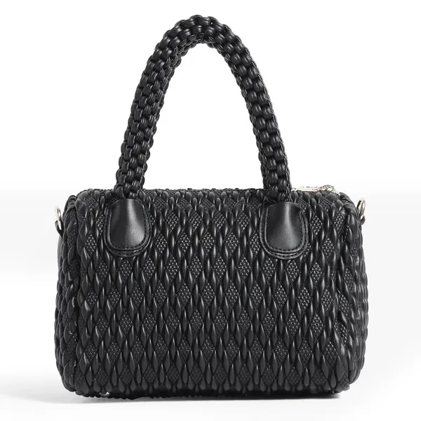 Exotic_Exquisite_Braided_Handle_Handbag_Black_Black