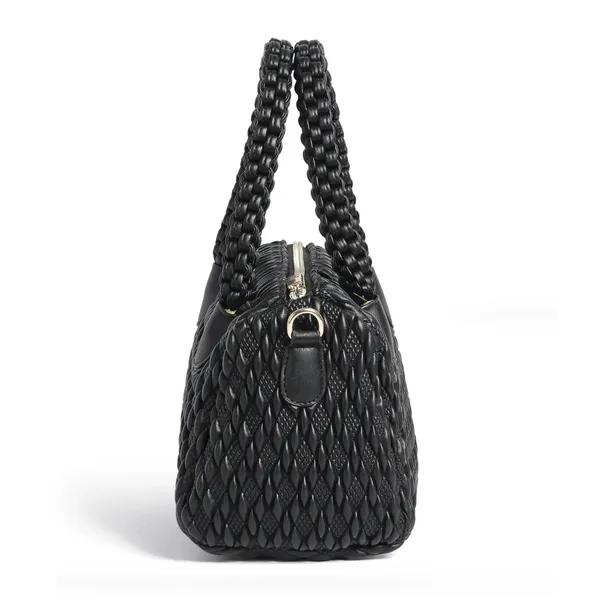 Exotic_Exquisite_Braided_Handle_Handbag_Black_Black