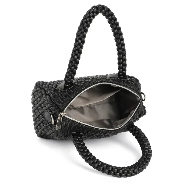 Exotic_Exquisite_Braided_Handle_Handbag_Black_Black