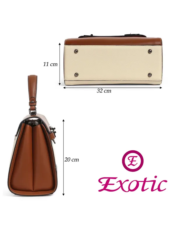 Exotic_Dualtone_Textured_Handbag_Brown_Brown