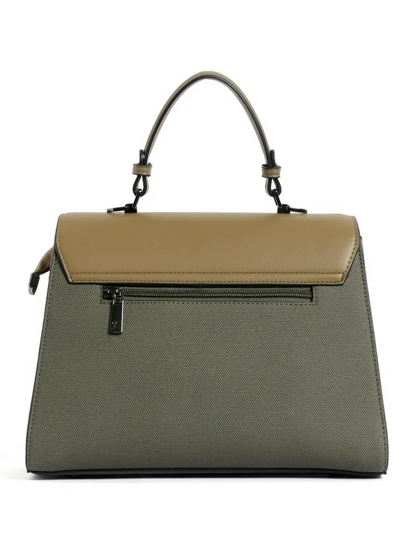 Exotic_Dualtone_Textured_Handbag_Khaki_Khaki