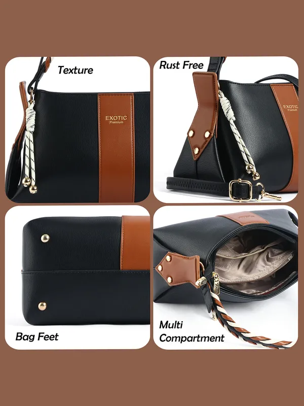 Exotic_Noir_Twist_Structured_Handbag_Black_Black