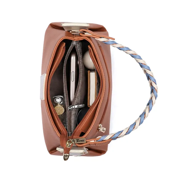 Exotic_Noir_Twist_Structured_Handbag_Brown_Brown