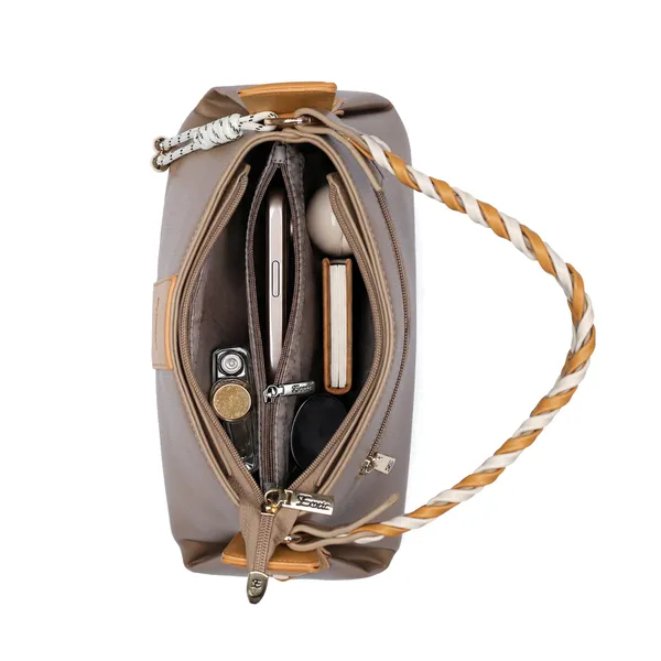 Exotic_Noir_Twist_Structured_Handbag_Khaki_Khaki