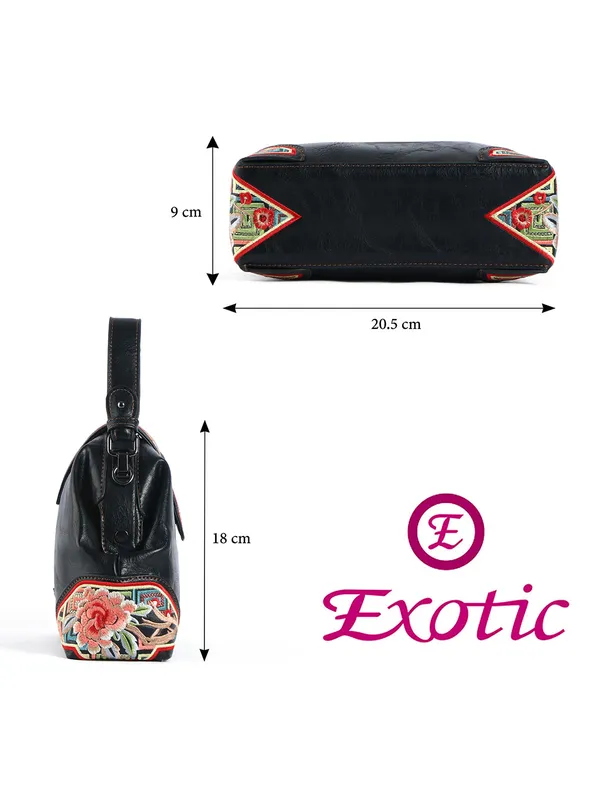 Exotic_Zenvira_Artisan_Satchel_Bag_Black_Black