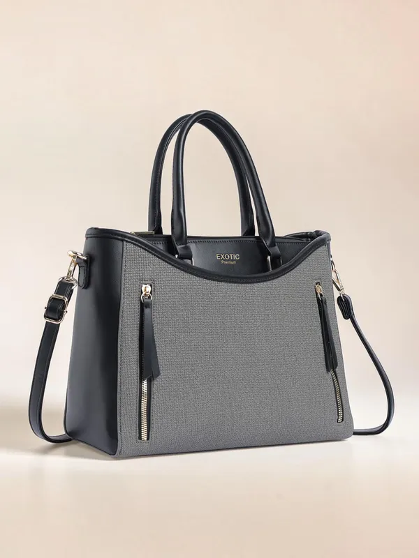 Exotic_Alvara_Tote_Bag_For_Women_Black_Black