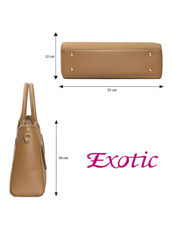 Exotic_Alvara_Tote_Bag_For_Women_Khaki_Khaki