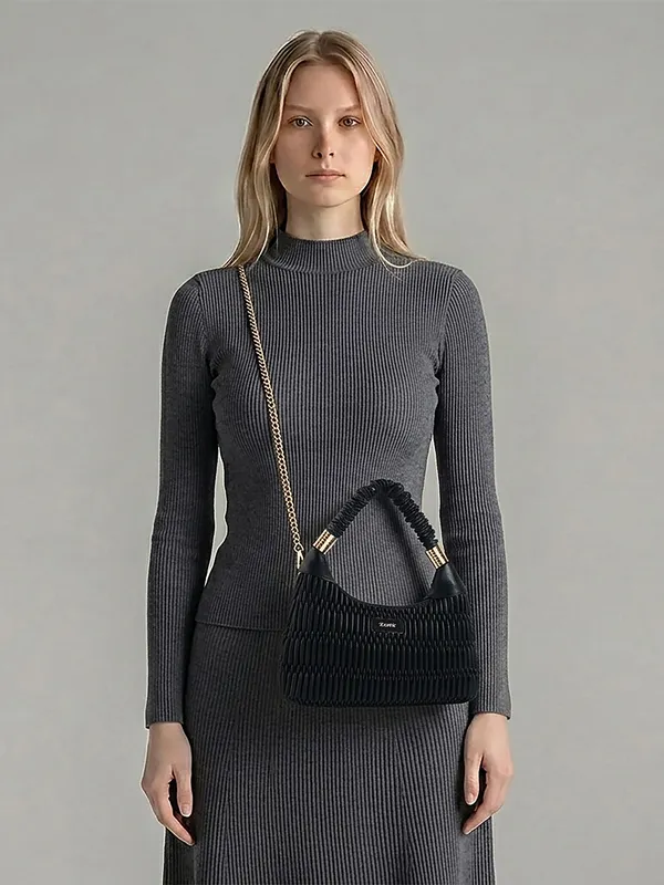 Exotic_Premium_Celestia_Quilted_Hobo_Shoulder_Bag_Black_Black