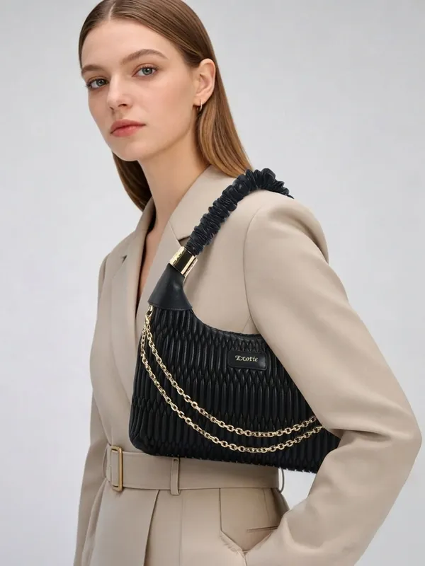 Exotic_Premium_Celestia_Quilted_Hobo_Shoulder_Bag_Black_Black
