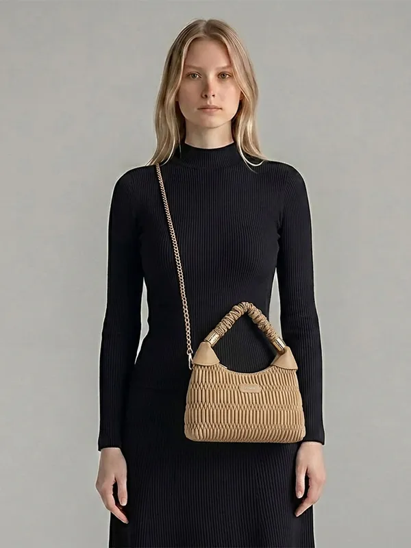 Exotic_Premium_Celestia_Quilted_Hobo_Shoulder_Bag_Khaki_Khaki