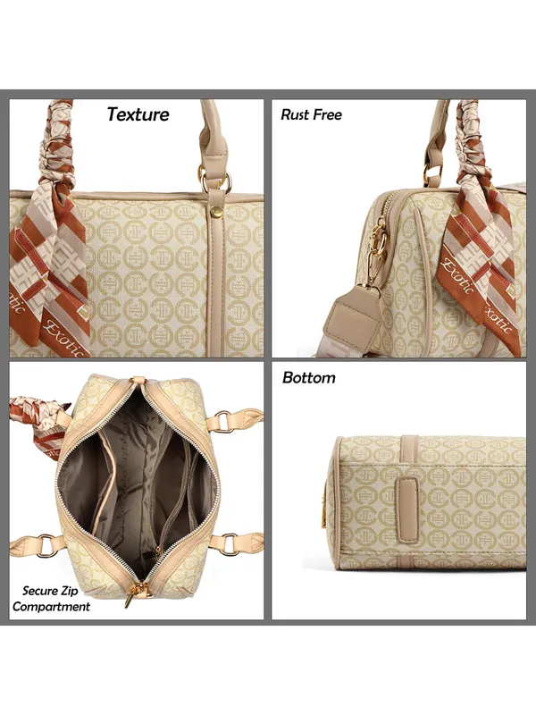 Exotic_Monogram_Pattern_Top_Handheld_Slingbag_Beige_Beige