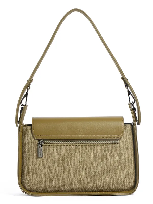 Exotic_Ravelle_Structured_Shoulder_Bag_For_Women_Green_Green
