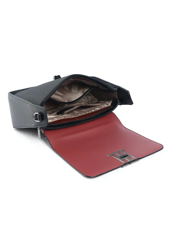Exotic_Ravelle_Structured_Shoulder_Bag_For_Women_Black_Black
