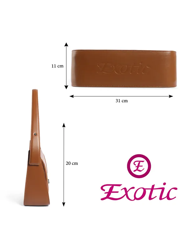 Exotic_Ravelle_Structured_Shoulder_Bag_For_Women_Brown_Brown