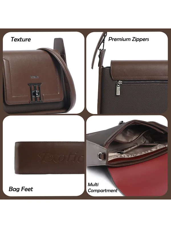 Exotic_Ravelle_Structured_Shoulder_Bag_For_Women_Coffee_Coffee