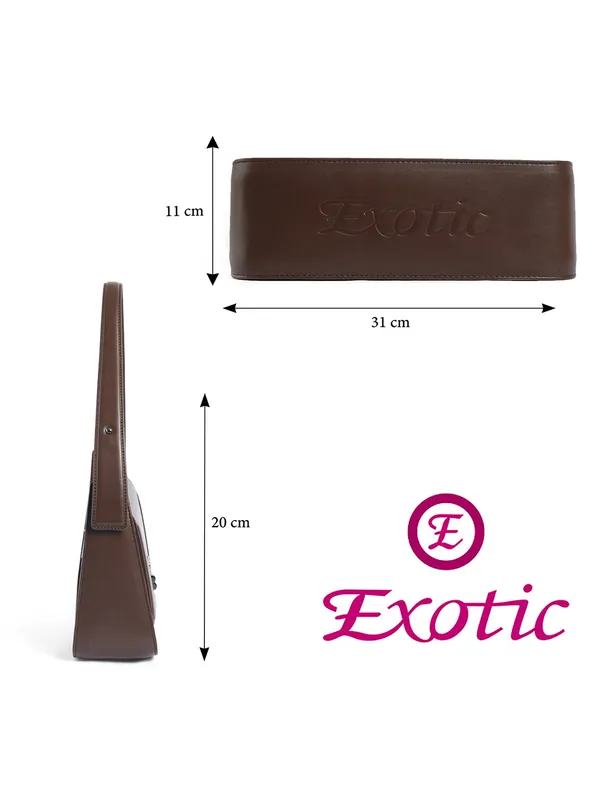 Exotic_Ravelle_Structured_Shoulder_Bag_For_Women_Coffee_Coffee