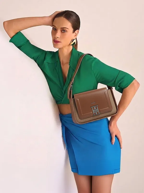 Exotic_Ravelle_Structured_Shoulder_Bag_For_Women_Wine_Red