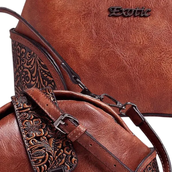 Exotic_The_Unique_Embossed_Round_Floral_Flap_Sling_Bag_Brown_Brown