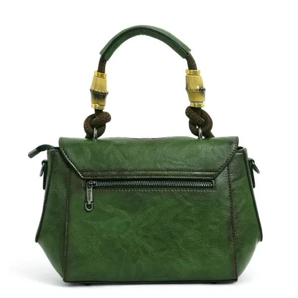 Exotic_Satchel_Retro_Embossed_Sling_Bag_For_Women_Green_Green