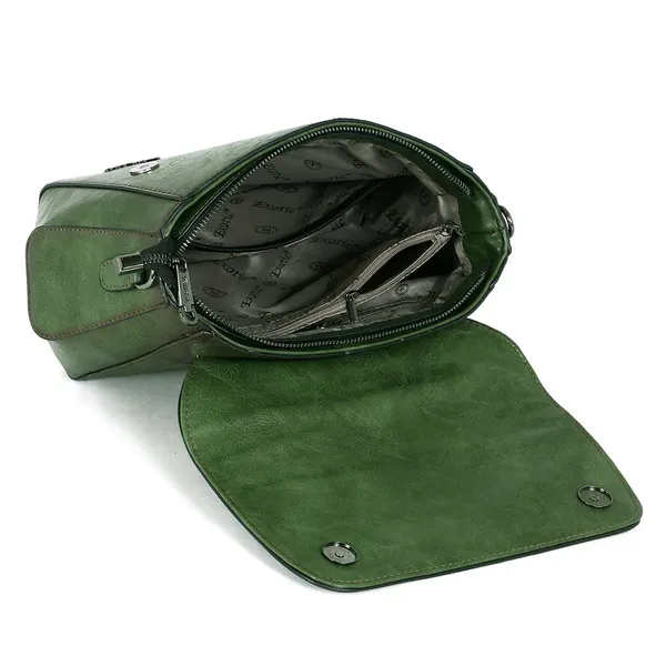 Exotic_Satchel_Retro_Embossed_Sling_Bag_For_Women_Green_Green