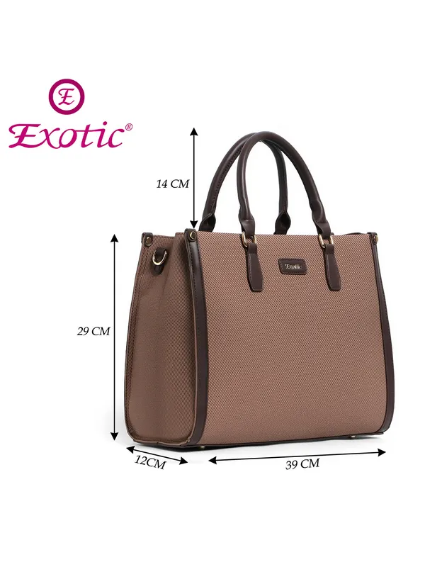 Exotic_Structured_Executive_Oversize_Tote_Hand_Bag_Wine_Brown
