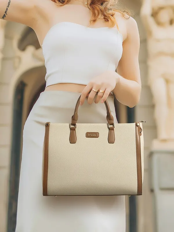 Exotic_Structured_Executive_Oversize_Tote_Hand_Bag_Beige_Beige