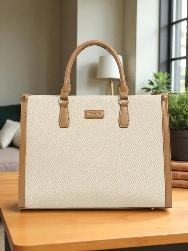 Exotic_Structured_Executive_Oversize_Tote_Hand_Bag_Beige_Beige
