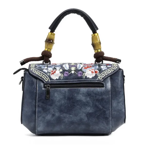 Exotic_Satchel_Vintage_Retro_Embroidery_Purse_Blue_Blue