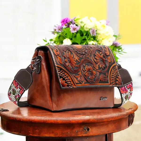 Emboridery_Premium_Shoulder_Sling_Bag_Brown