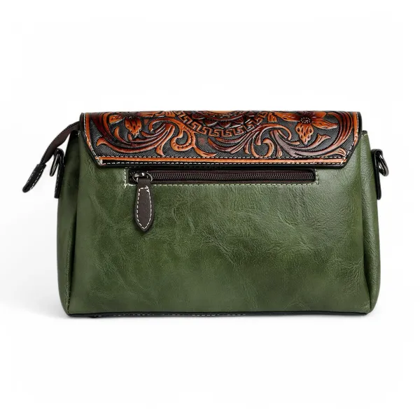 Emboridery_Premium_Shoulder_Sling_Bag_Green_Green