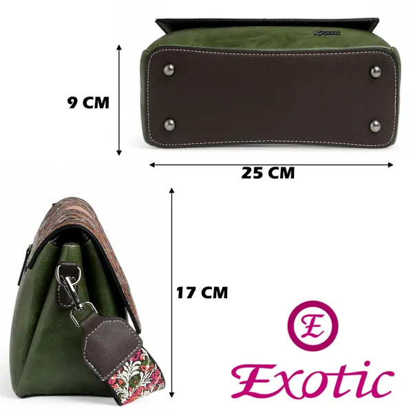 Emboridery_Premium_Shoulder_Sling_Bag_Green_Green