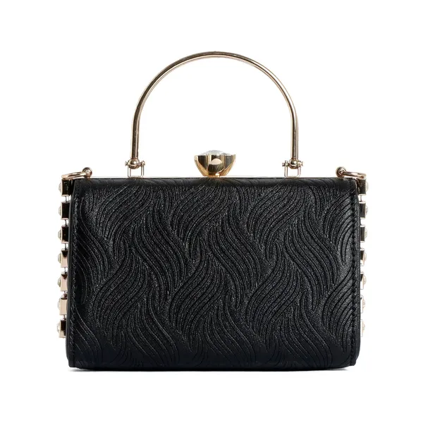 Exotic_Premium_Crystal_Charm_Sling_Bag_With_Detachable_Chain_Handel_Gift_For_Women_Black_Black